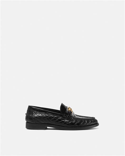 scarpe versace mocassini|Mocassini Medusa '95 Nero,Oro .